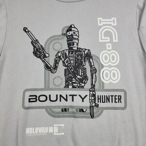 Star Wars Galaxy's Edge Sweatshirt Mens Small IG-88 Droid Bounty Hunter Pullover